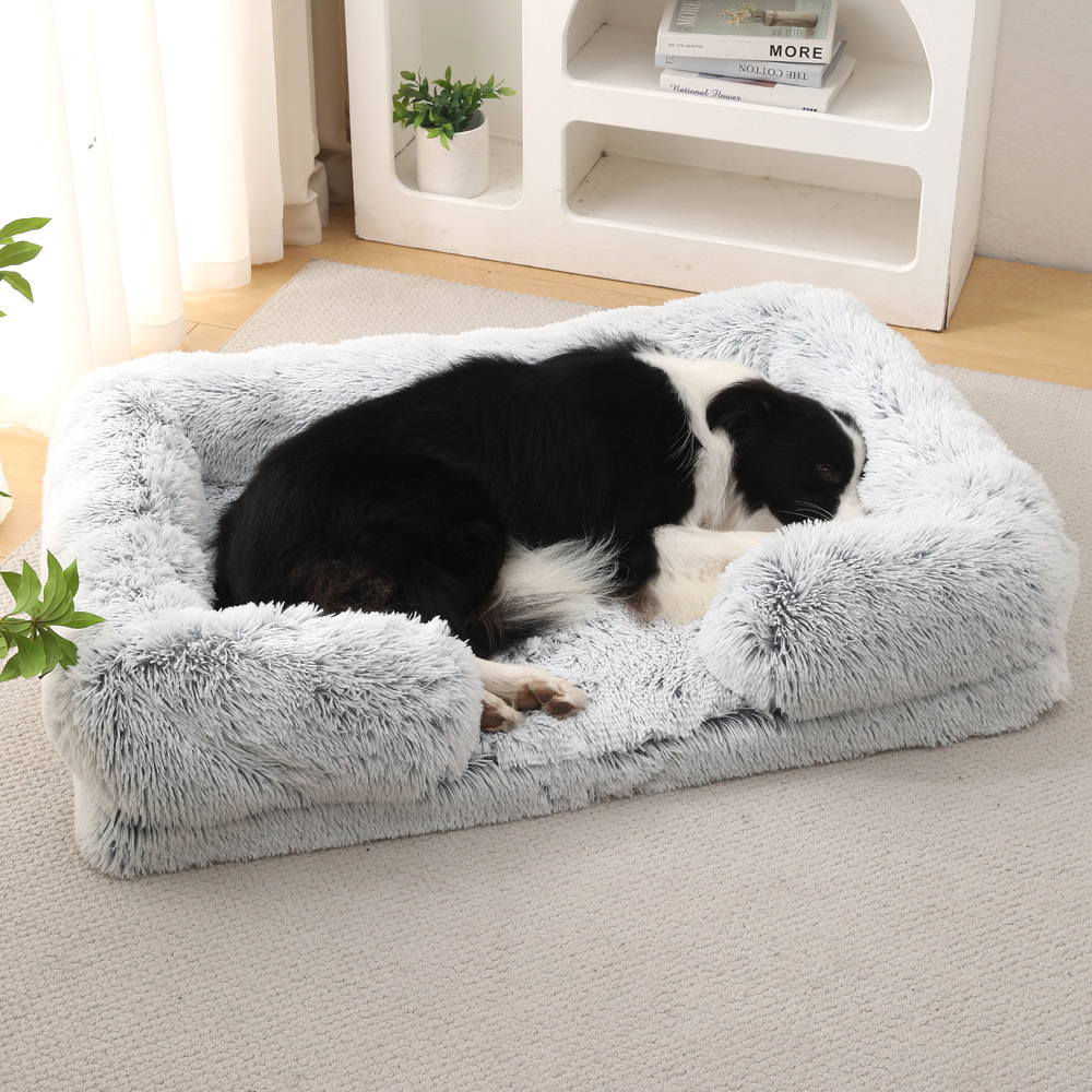 Warm Plush Round Pet Bed