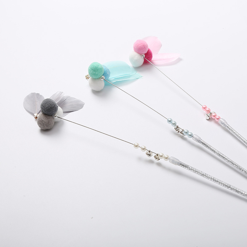 Interactive Cat Wand Teaser Toy