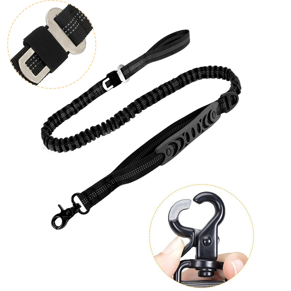 Adjustable Bungee Dog Leash with Seatbelt Clip - Image 7