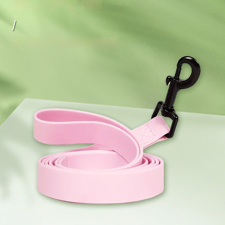 Solid Color Woven Dog Leash