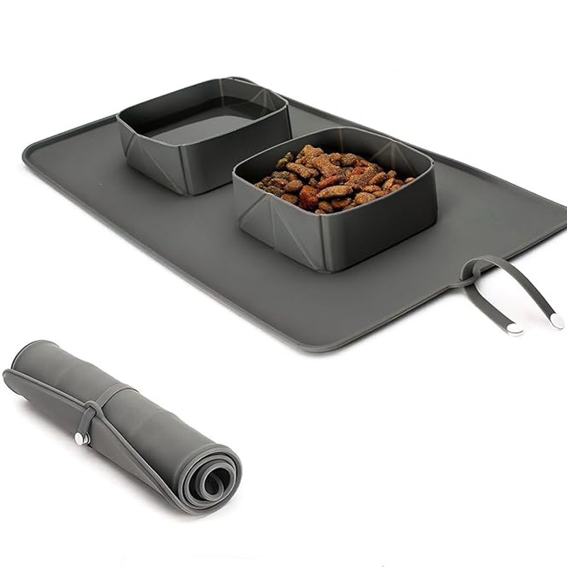 Collapsible Silicone Pet Travel Bowl