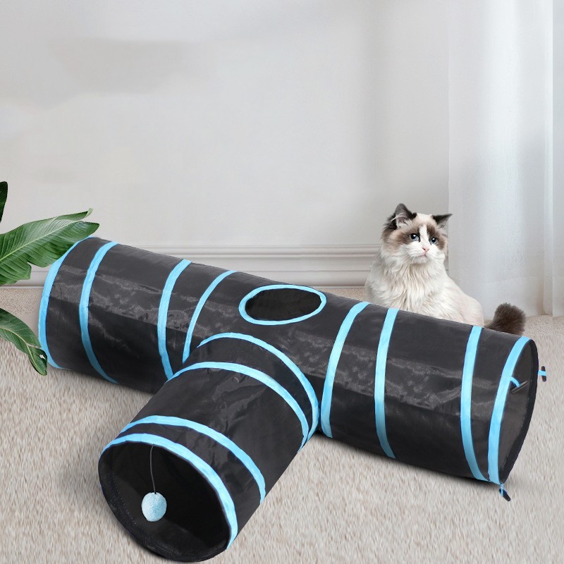 Foldable Cat Tunnel Play Toy