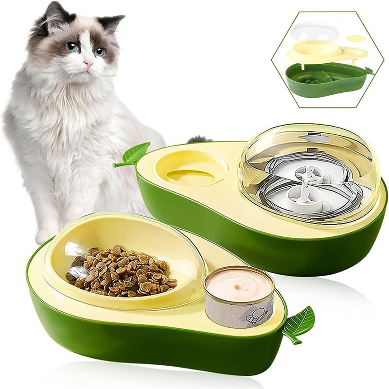Avocado Shape Pet Water Feeder Bowl