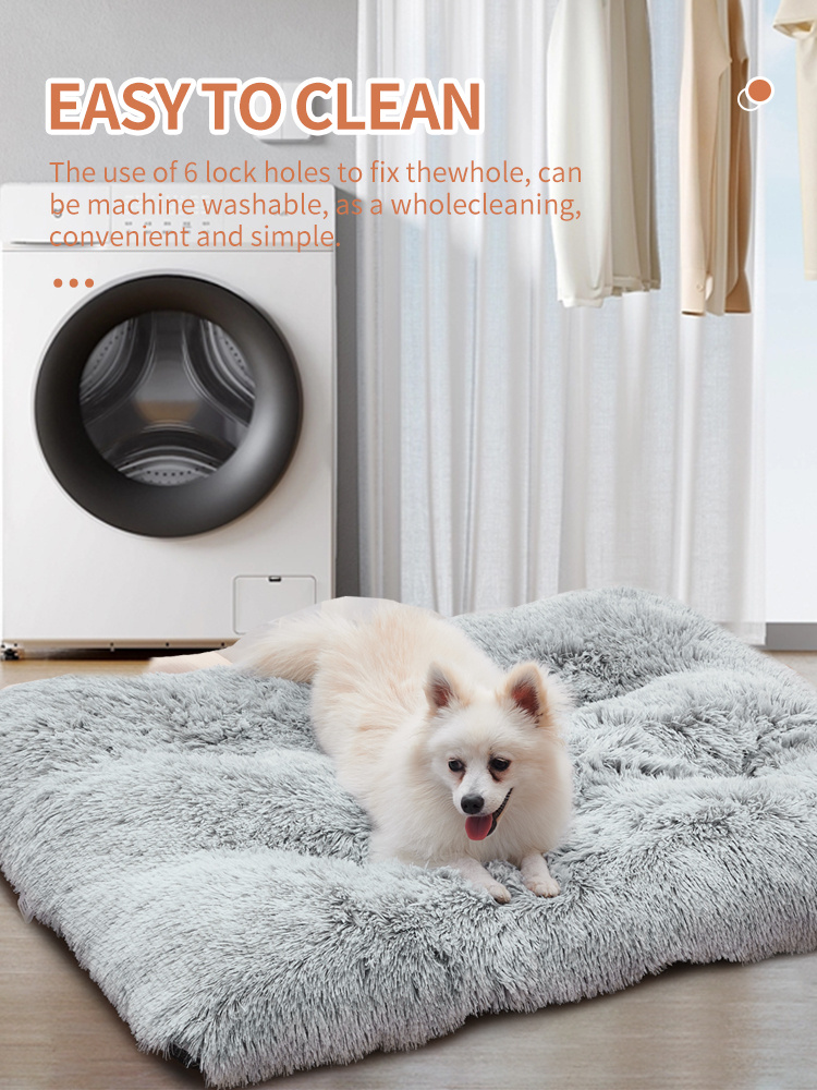 Checkered Washable Pet Sofa Bed - Image 8