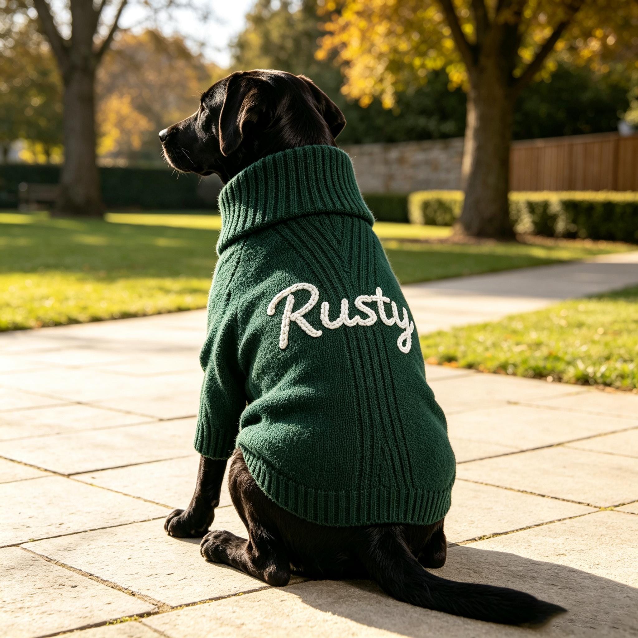 Cotton Knit Pet Sweater For Cats And Dogs - Image 8
