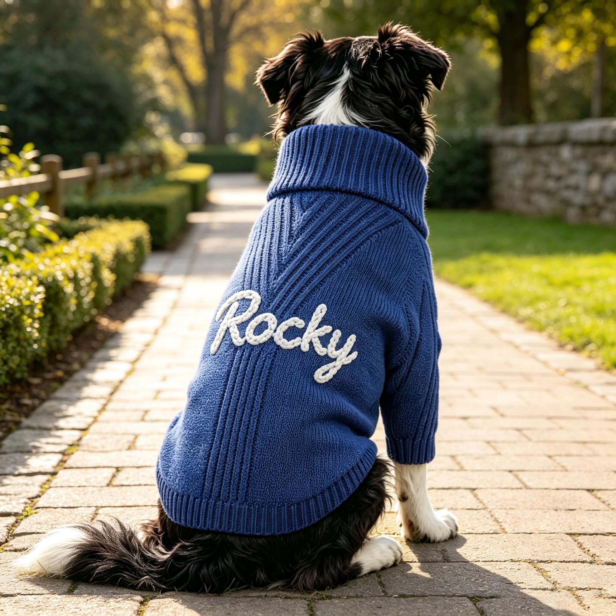 Cotton Knit Pet Sweater For Cats And Dogs - Image 9