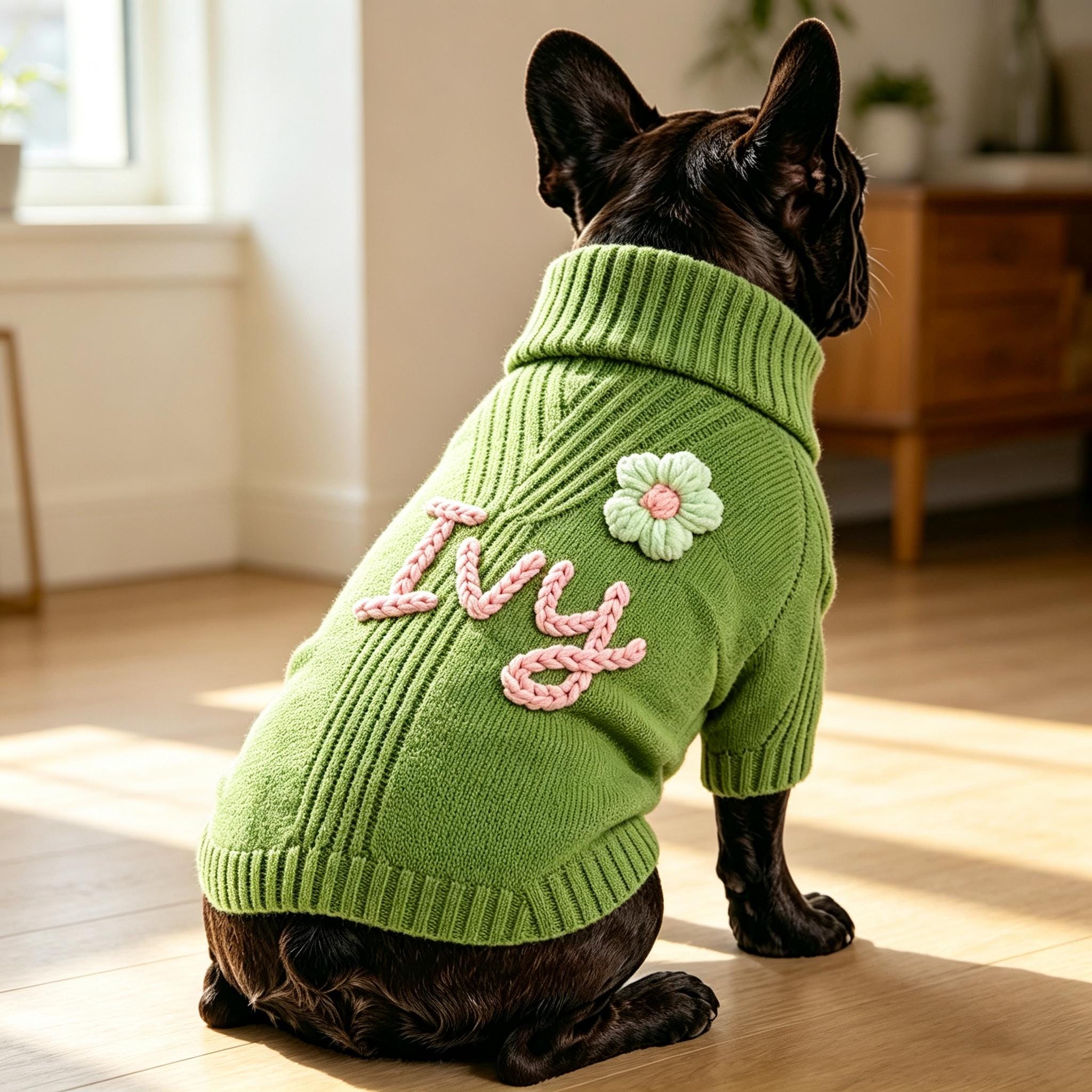 Cotton Knit Pet Sweater For Cats And Dogs - Image 4