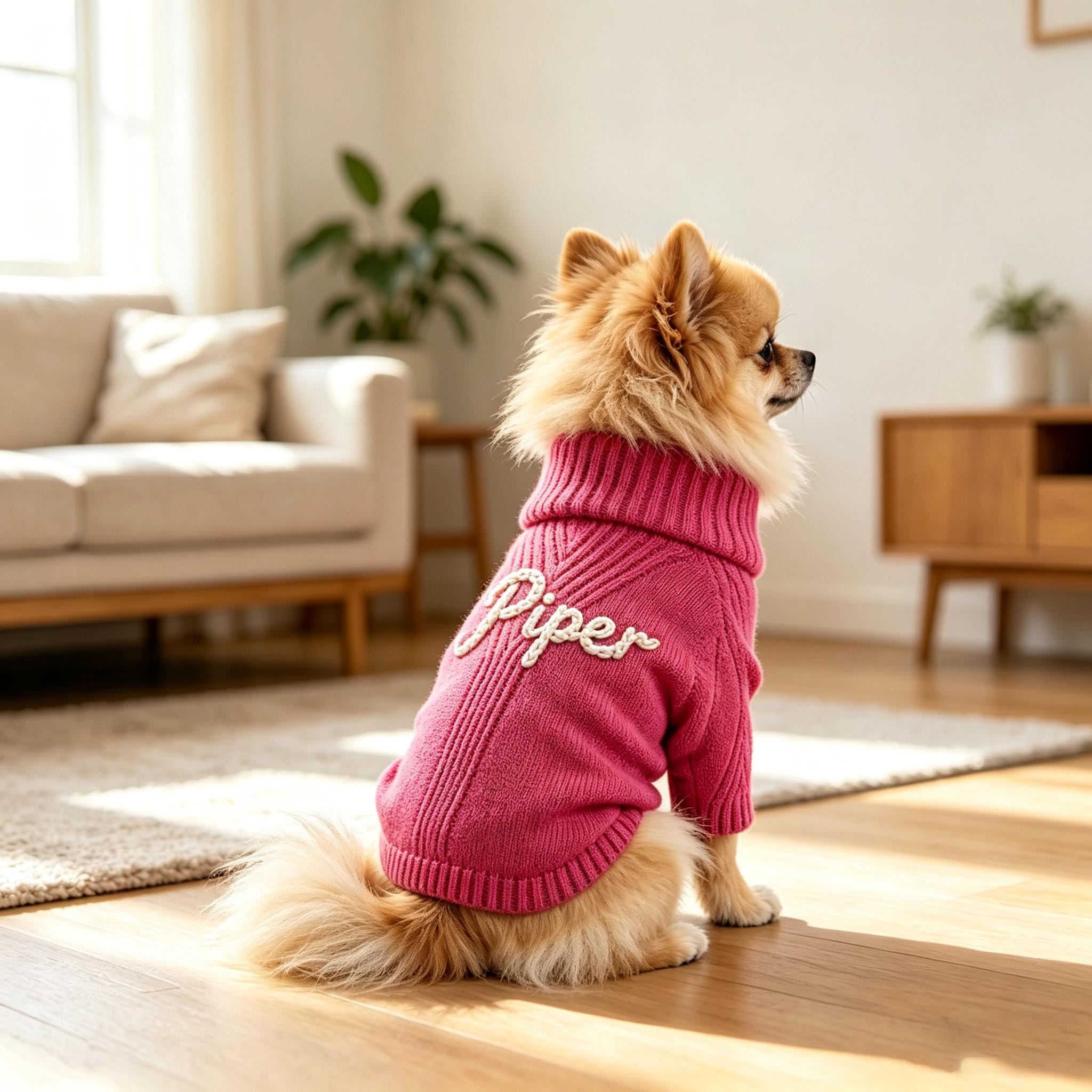Cotton Knit Pet Sweater For Cats And Dogs - Image 10