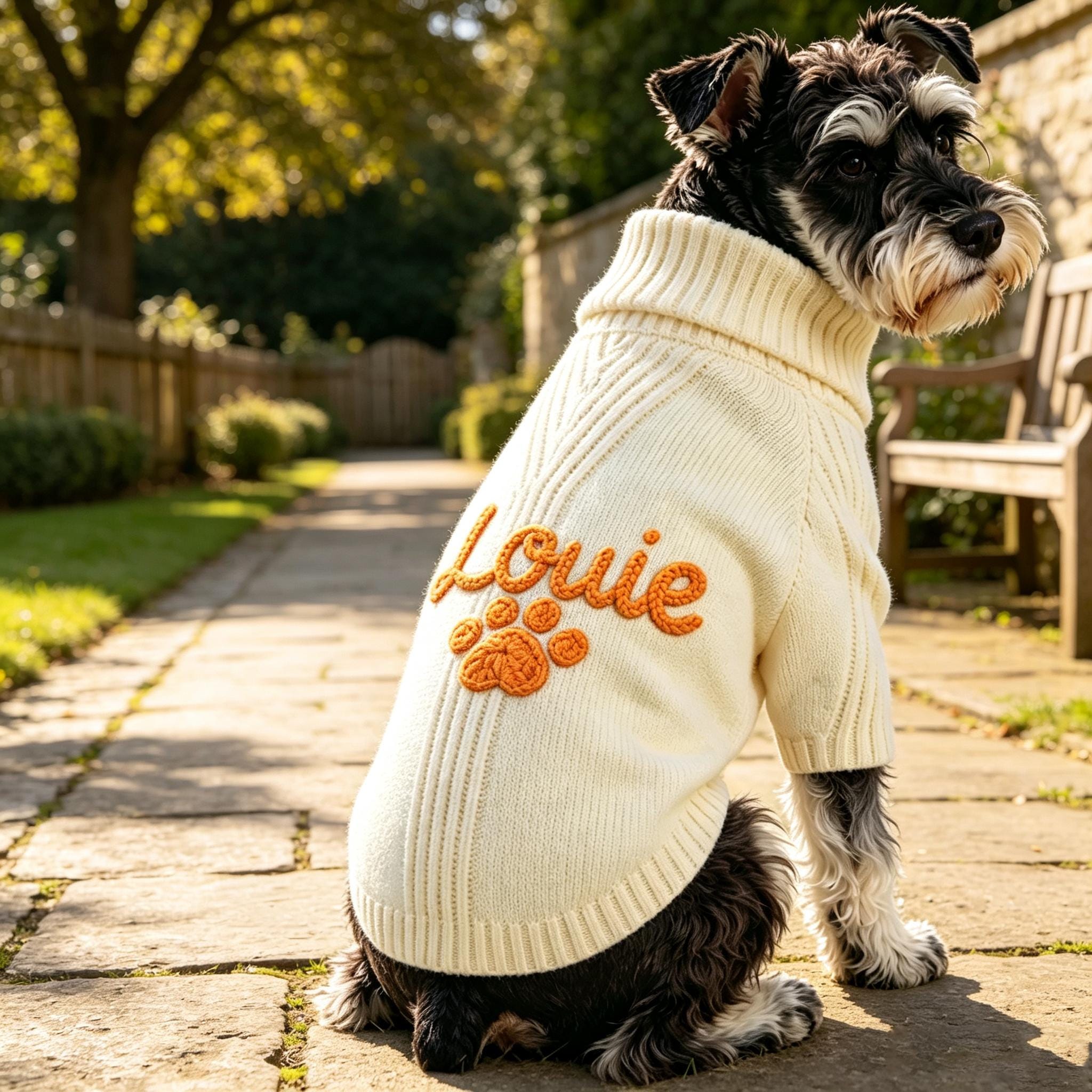 Cotton Knit Pet Sweater For Cats And Dogs - Image 6
